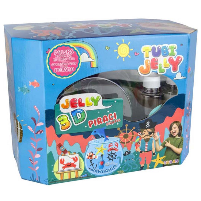 tuban tubi jellyset - 8 kleuren en groot aquarium - piraten | 860TU3332 | 1