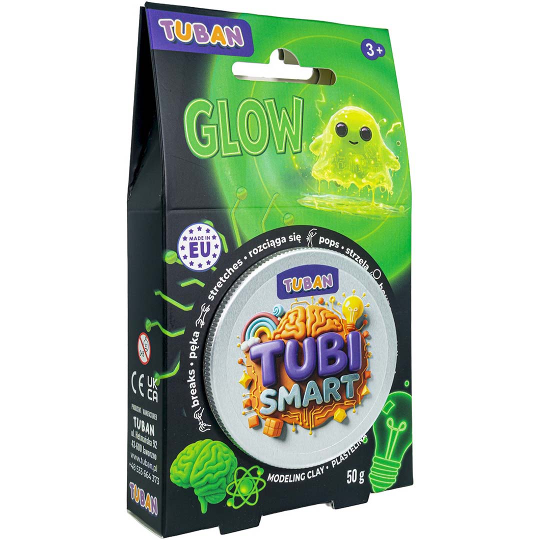 tuban tubi smart modelleerklei - glow in the dark | 860TU3849 | 2