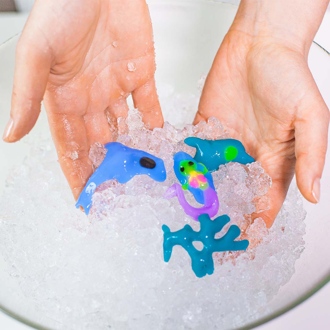 tuban tubi jelly set - 8 kleuren en groot aquarium - zeemeermin | 860TU3333 | 4