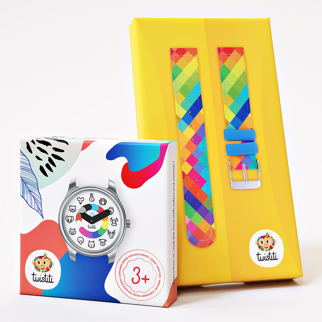 twistiti kleuterhorloge dieren - arlequin | TWI-ANIMALS-ARL | 2