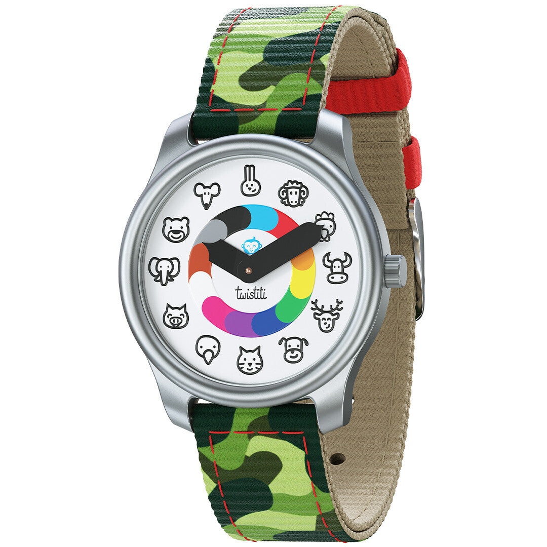 twistiti kleuterhorloge dieren - jungle | TWI-ANIMALS-JUN | 0