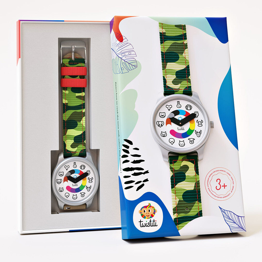 twistiti kleuterhorloge dieren - jungle | TWI-ANIMALS-JUN | 3