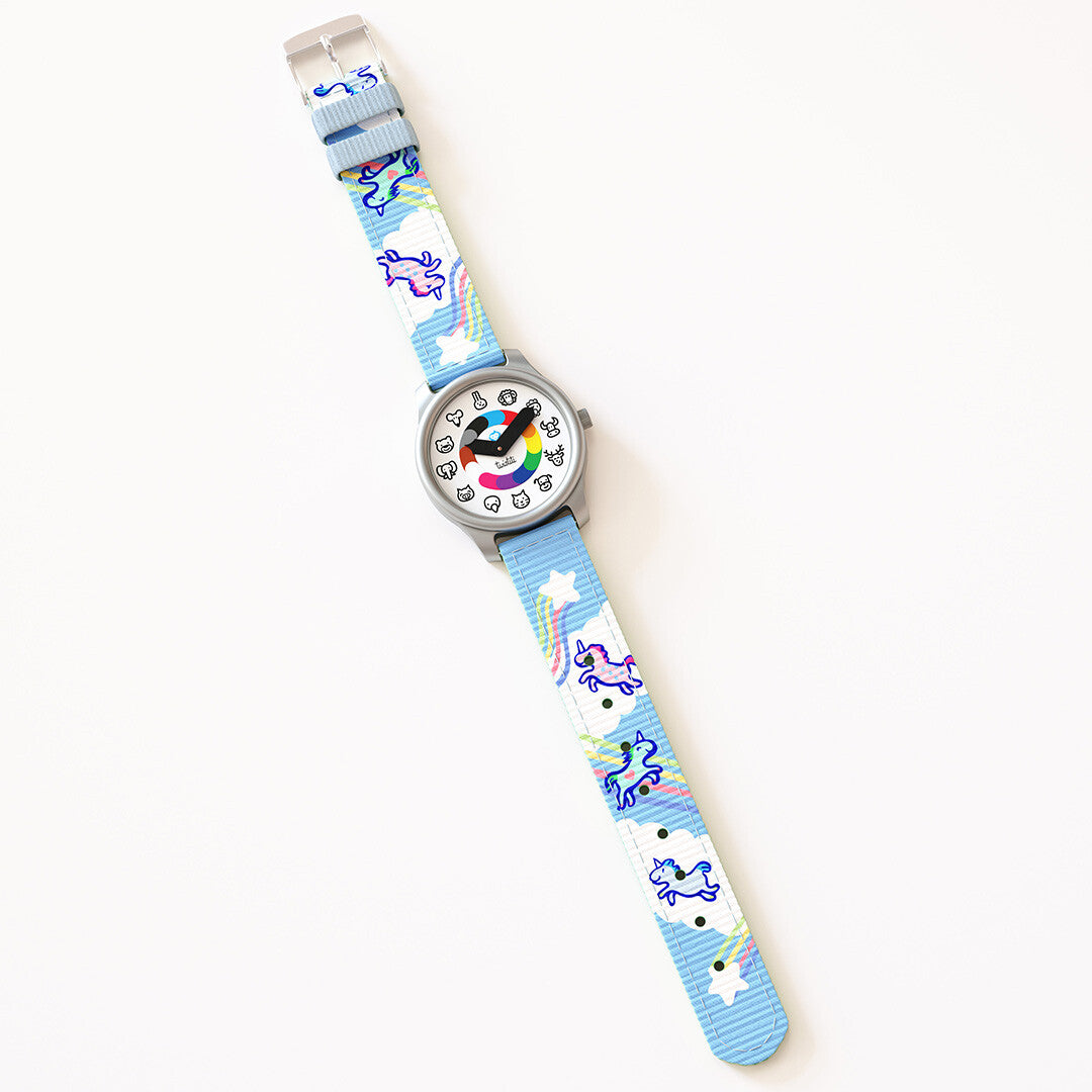 twistiti kleuterhorloge dieren - unicorn | TWI-ANIMALS-UNI | 1
