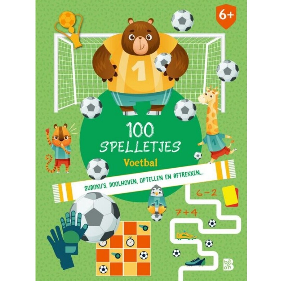 uitgeverij ballon 100 spelletjes - voetbal   | 1233291 | 0