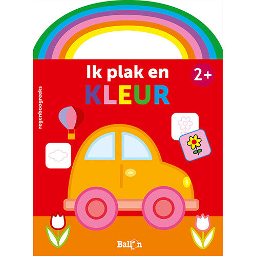 uitgeverij ballon ik plak en kleur - auto | 1231086 | 0