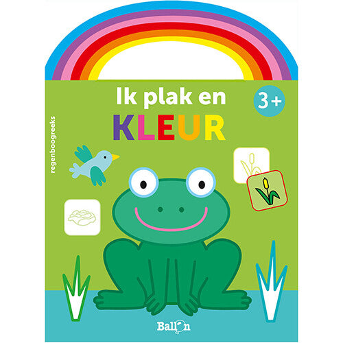 uitgeverij ballon ik plak en kleur - kikker | 1231092 | 0