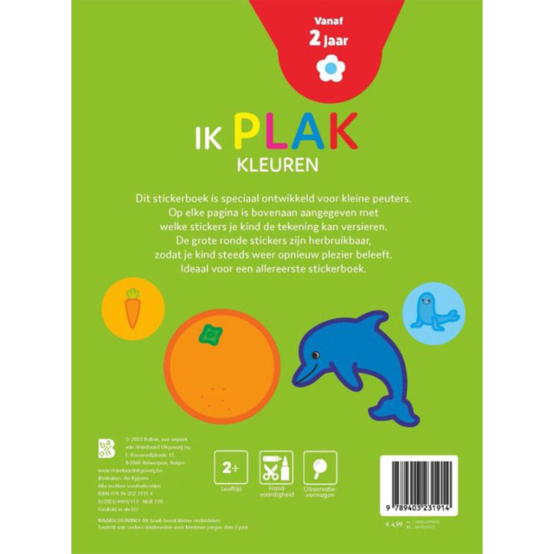 uitgeverij ballon ik plak, kleuren | 1233191 | 2
