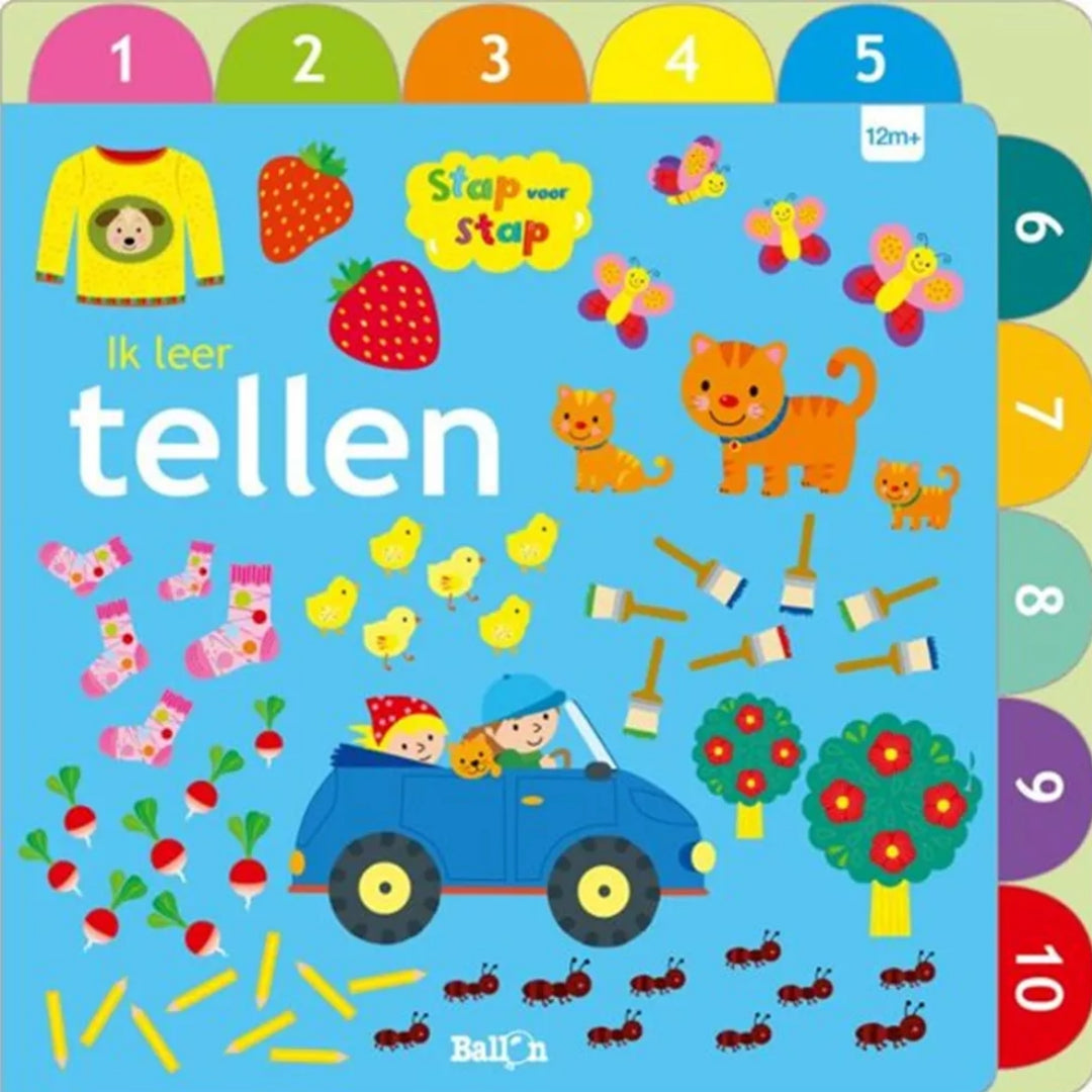 uitgeverij ballon kartonboek ik leer tellen | 1231405 | 0