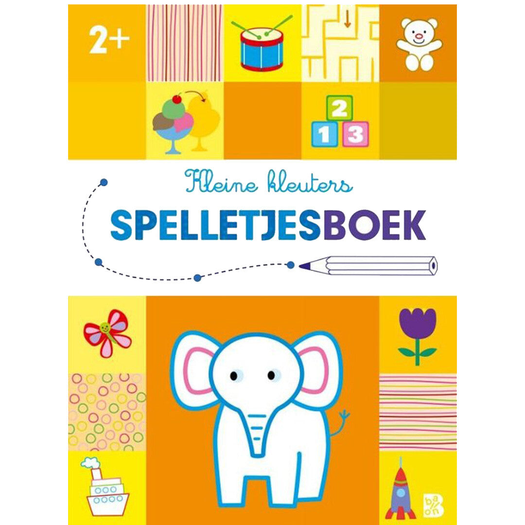 uitgeverij ballon kleine kleuters spelletjesboek - 2+ | 1232648 | 0