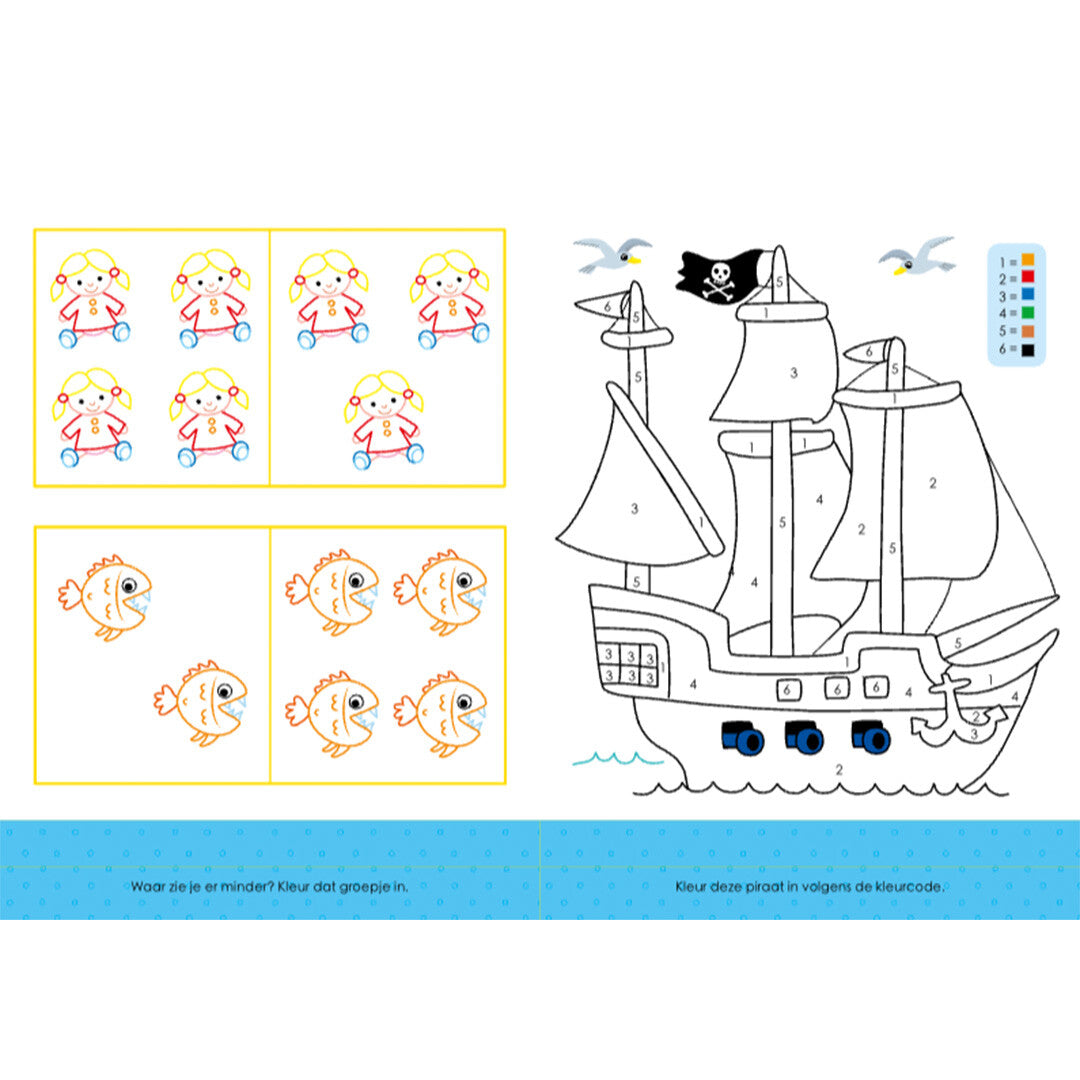 uitgeverij ballon kleine kleuters spelletjesboek - 4+ | 1232649 | 1
