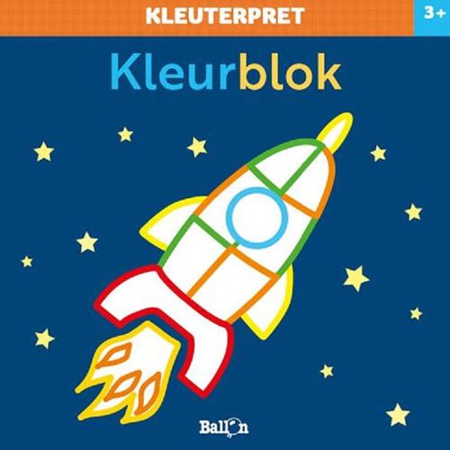 uitgeverij ballon kleurblok raket | 1232230 | 0