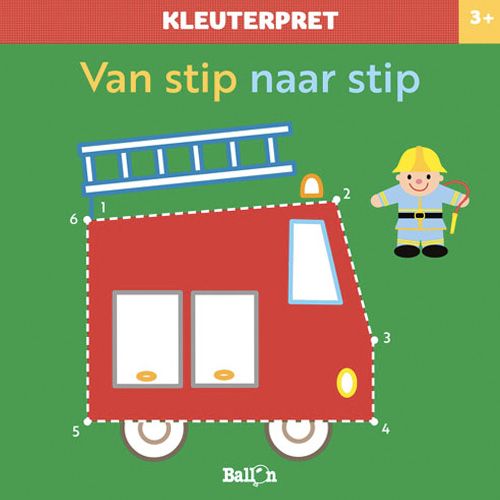 uitgeverij ballon kleurboek kleuterpret - van stip naar stip | 1232226 | 0