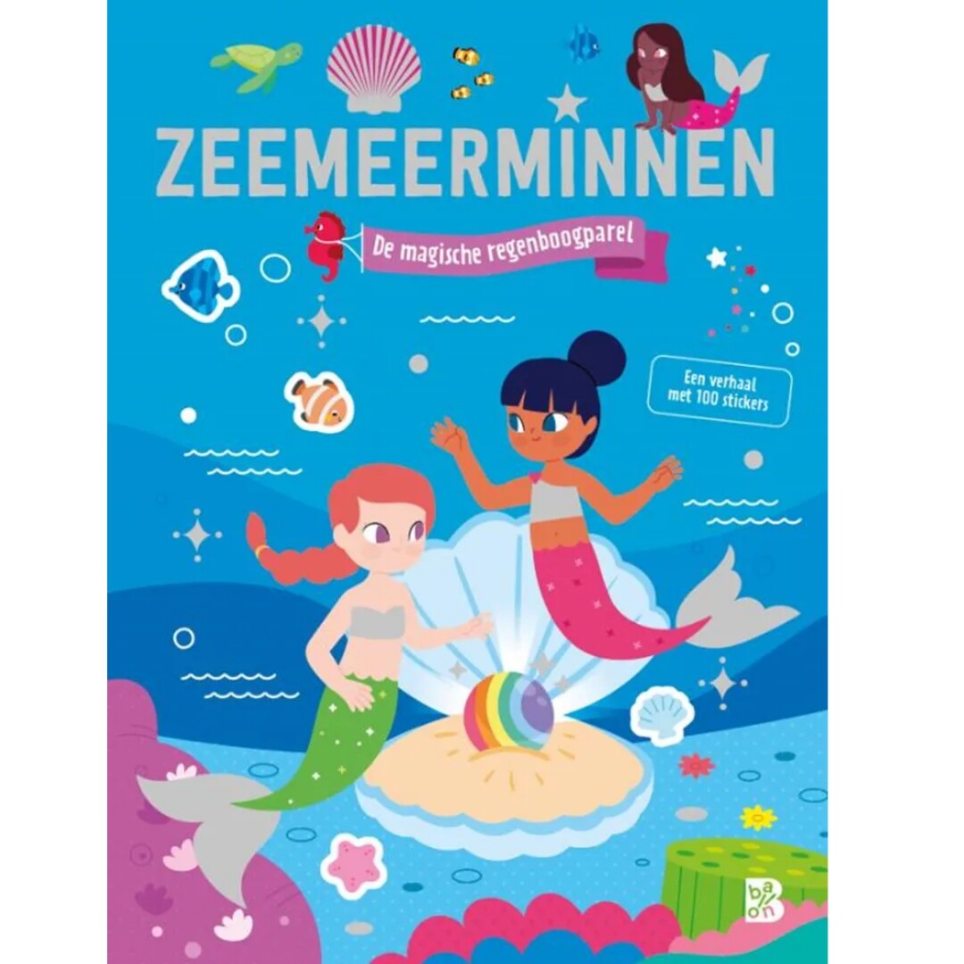 uitgeverij ballon lees- en stickerboek zeemeerminnen | 12335820 | 0