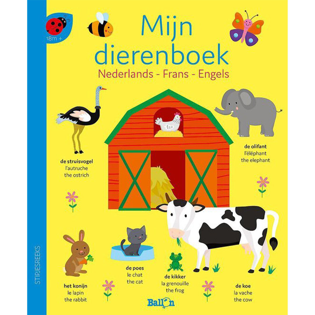 uitgeverij ballon mijn dierenboek nederlands, frans en engels | 1232236 | 0