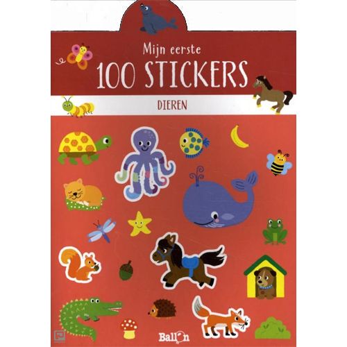 uitgeverij ballon mijn eerste 100 sticker - dieren | 1232234 | 0