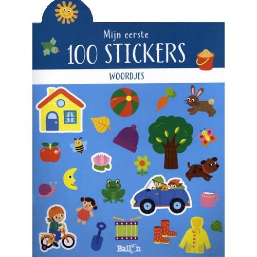 uitgeverij ballon mijn eerste 100 sticker - woordjes | 1232232 | 0