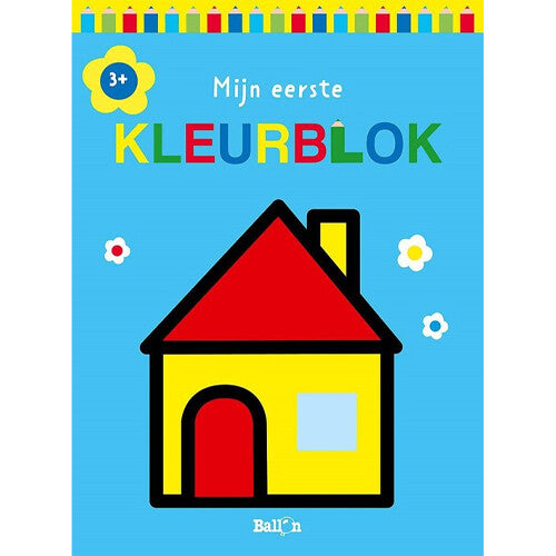 uitgeverij ballon mijn eerste kleurblok huis  | 1232183  | 0