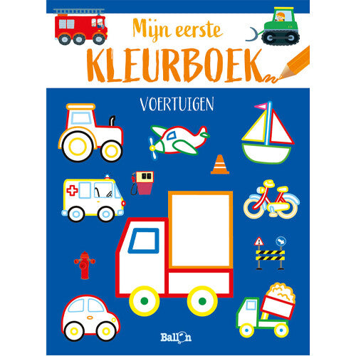 uitgeverij ballon mijn eerste kleurboek voertuigen  | 1232250 | 0