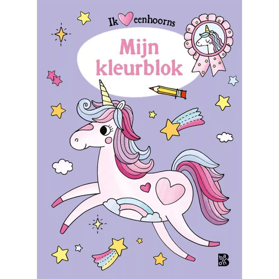 uitgeverij ballon mijn kleurblok - eenhoorns | 1233015 | 0