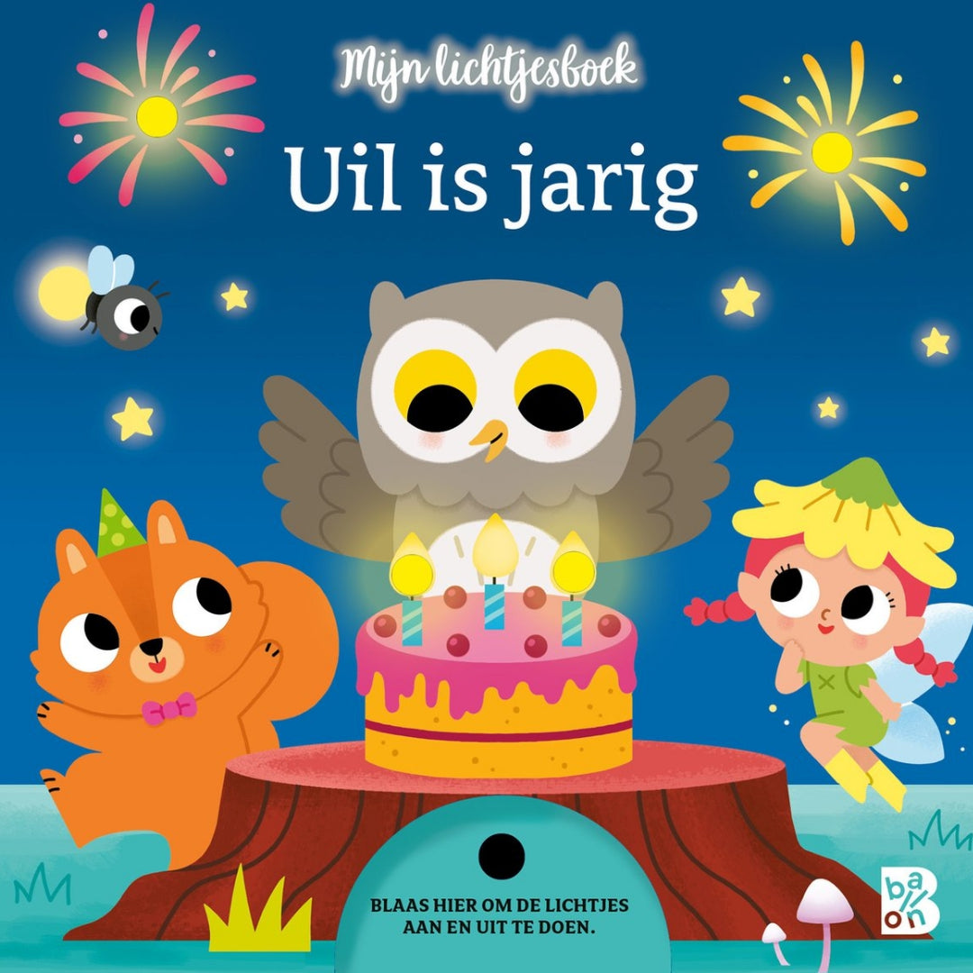 uitgeverij ballon mijn lichtjesboek - uil is jarig | 1233346 | 0