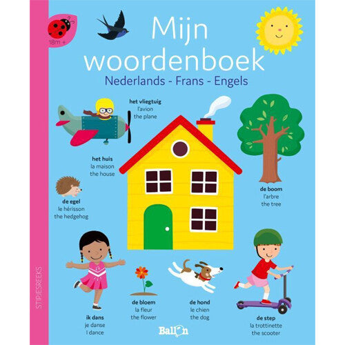 uitgeverij ballon mijn woordenboek nederlands, frans en engels | 1232238 | 0