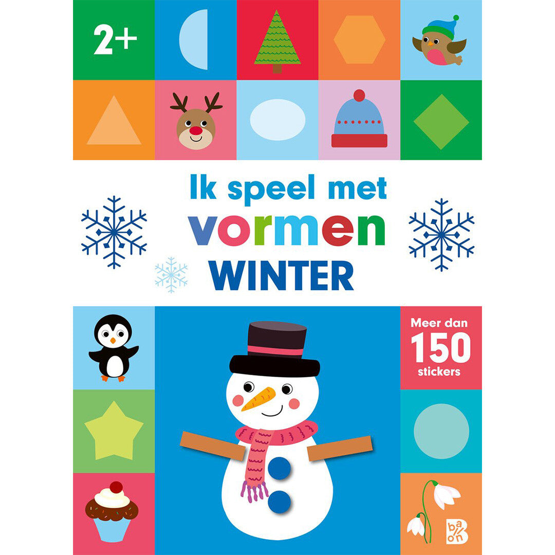 uitgeverij ballon stickerboek ik speel met vormen - winter | 1233473 | 0
