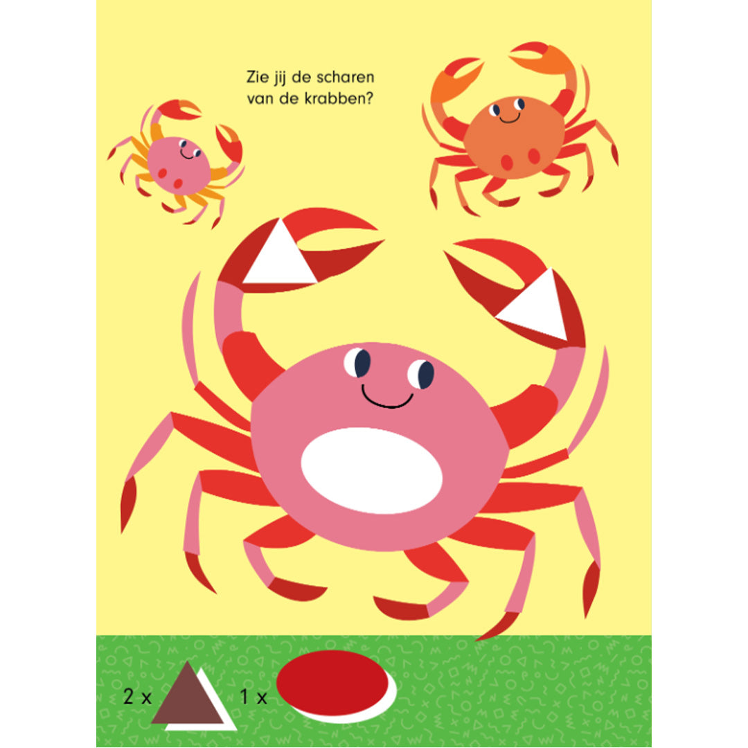 uitgeverij ballon stickerboek mijn grote vormen | 1234034 | 2