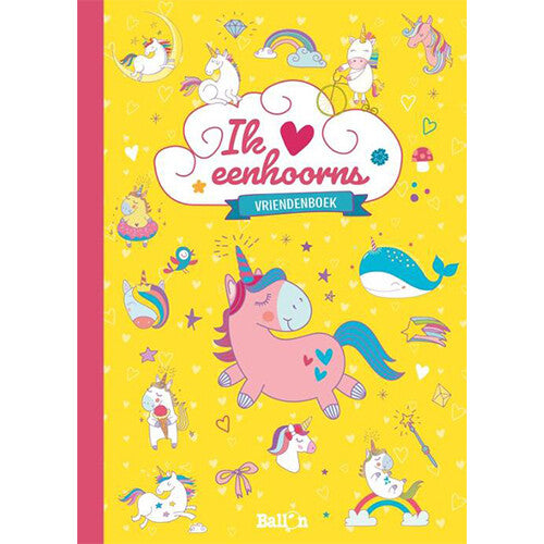 uitgeverij ballon vriendenboek eenhoorns | 1232452 | 0