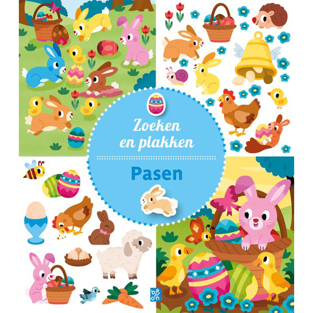 uitgeverij ballon zoek- en stickerboek - pasen | 1233608 | 0