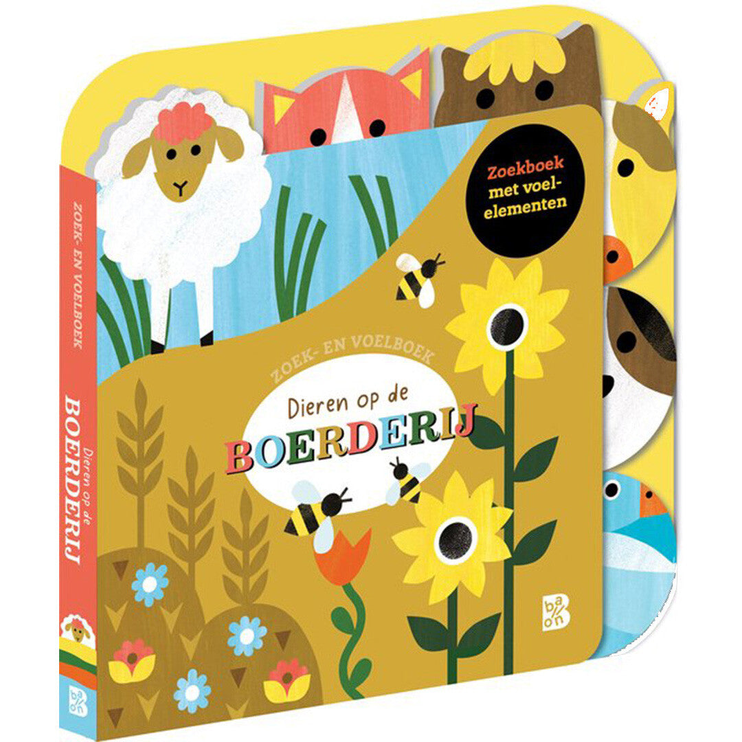 uitgeverij ballon zoek- en voelboek - dieren op de boerderij | 1233589 | 0