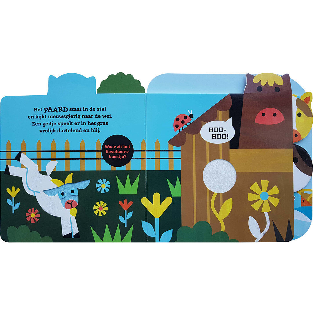 uitgeverij ballon zoek- en voelboek - dieren op de boerderij | 1233589 | 1
