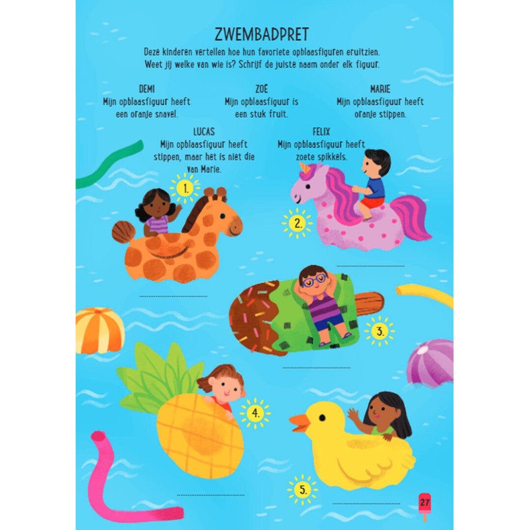 uitgeverij bbnc het zonnige zomerpuzzelboek | 1352913 US | 3