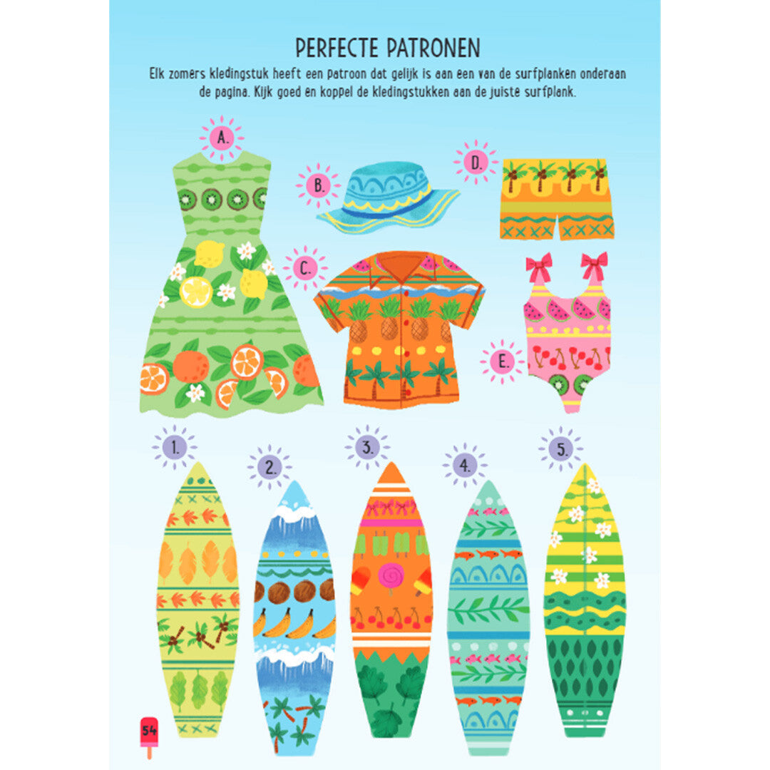 uitgeverij bbnc het zonnige zomerpuzzelboek | 1352913 US | 5