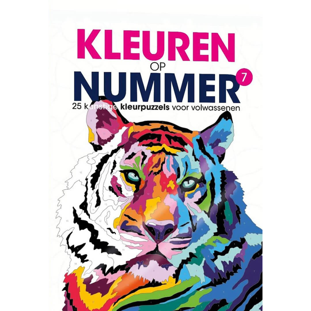 uitgeverij bbnc kleurboek kleuren op nummer - deel 7 | 1352805 | 0