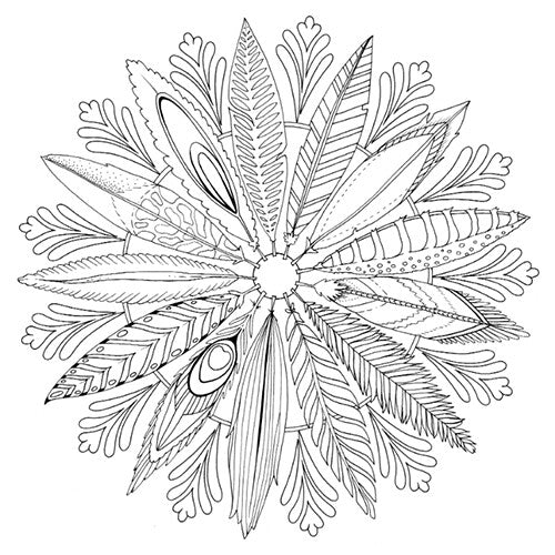uitgeverij bbnc kleurboek natuurmandala's | 1351987 | 4