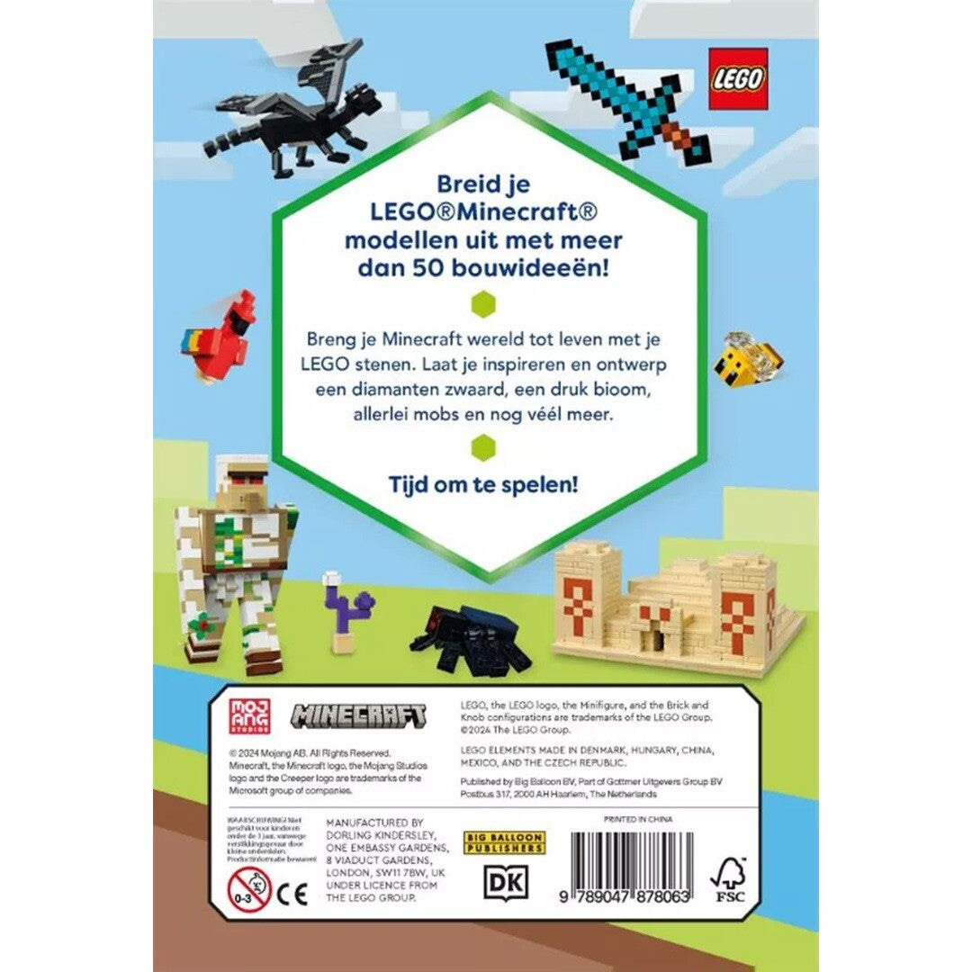 uitgeverij big balloon LEGO minecraft ideeën | 1297806 | 1