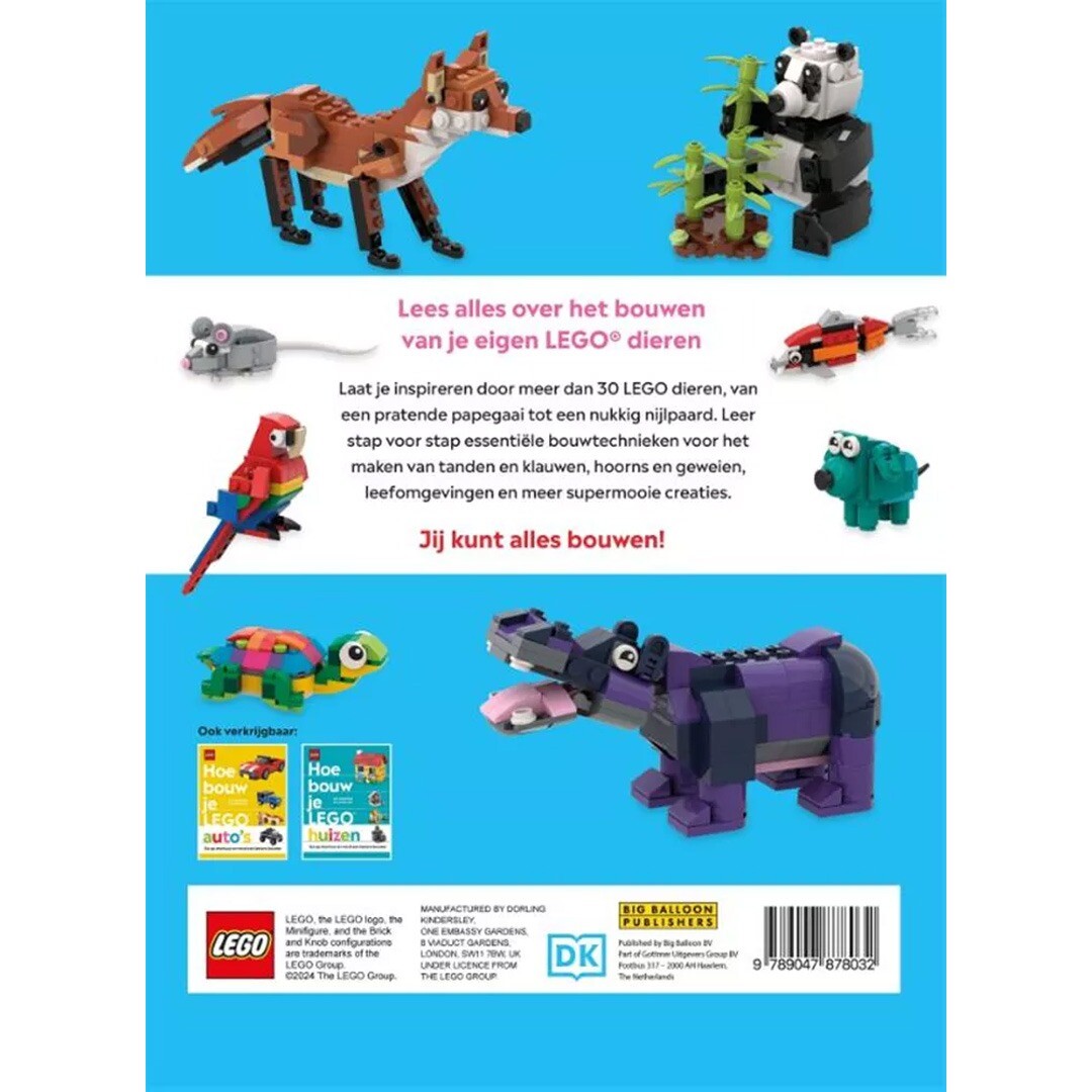 uitgeverij big balloon hoe bouw je LEGO dieren | 1297803 | 1