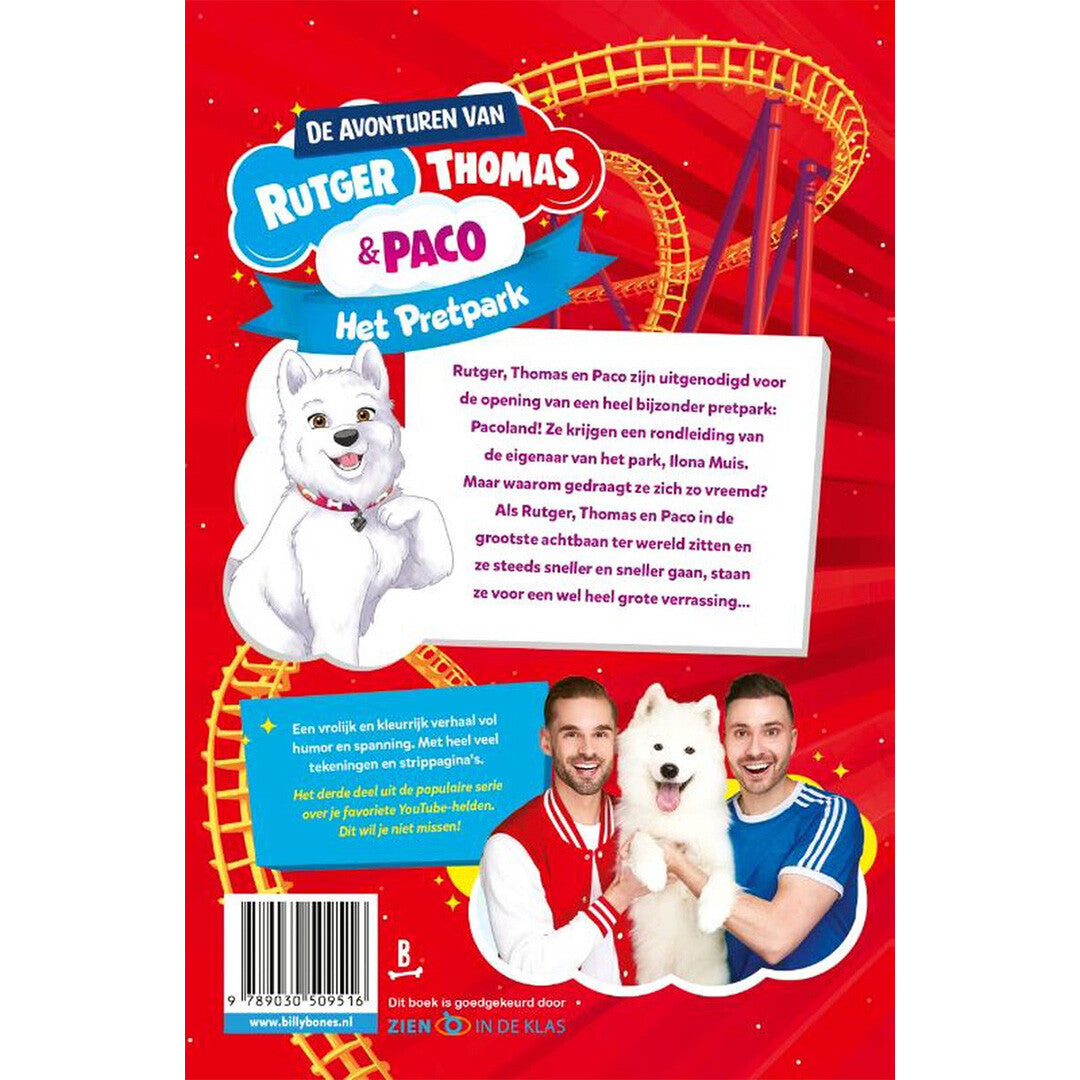 uitgeverij billy bones de avonturen van rutger, thomas en paco - het pretpark | 1390951 | 5