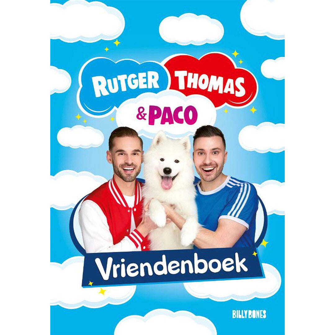uitgeverij billy bones rutger, thomas en paco vriendenboek | 1390972 | 0