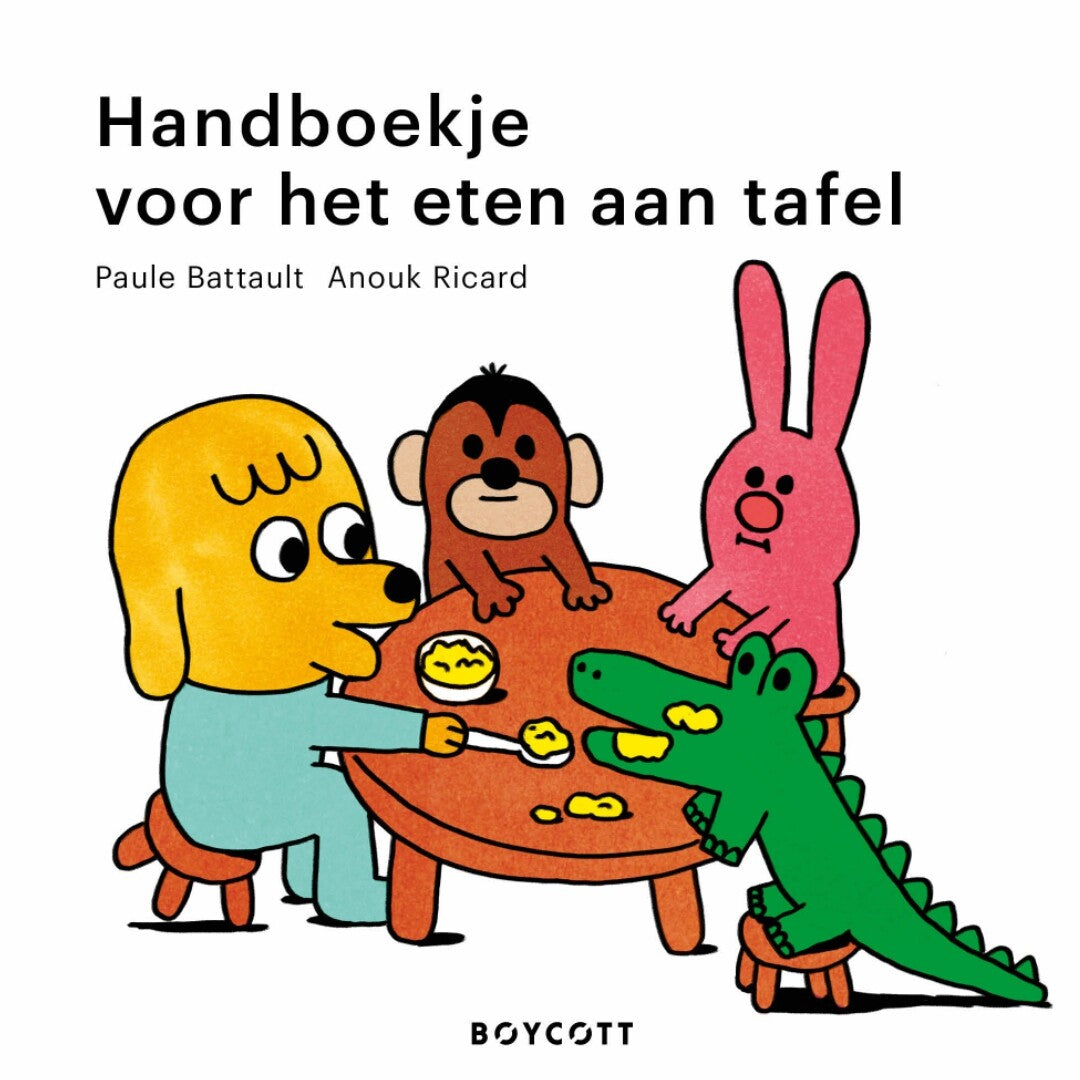 uitgeverij boycott handboekje voor het eten aan tafel | 1288641 | 0
