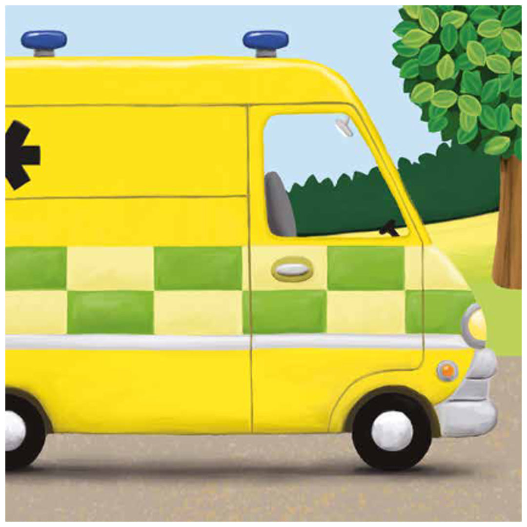 uitgeverij clavis geluidenboek dag brandweerwagen en andere voertuigen | 3