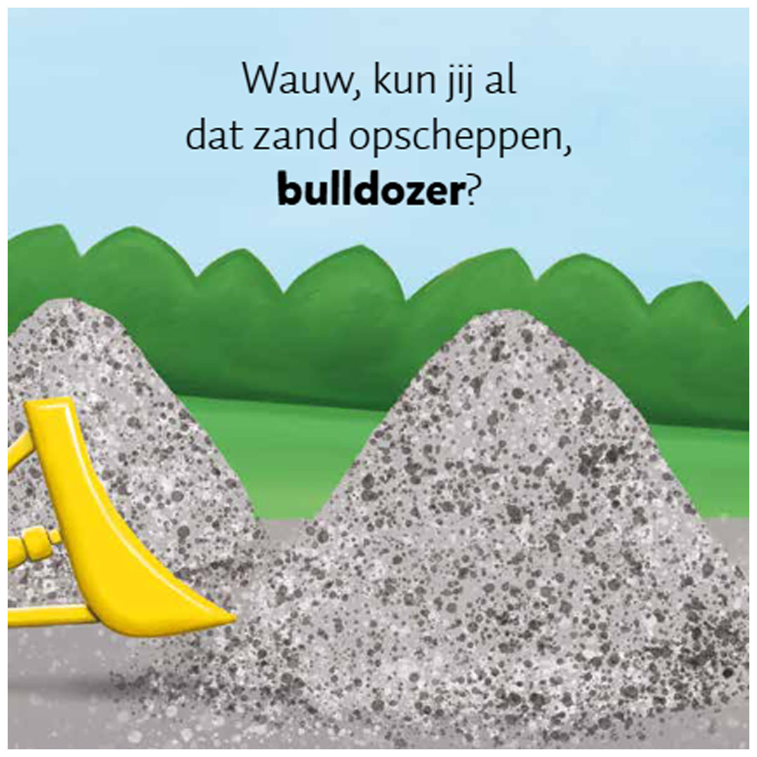uitgeverij clavis geluidenboek dag bulldozer en andere voertuigen