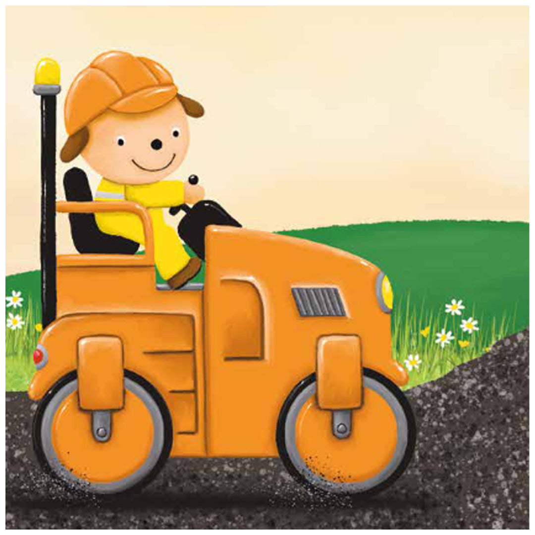 uitgeverij clavis geluidenboek dag bulldozer en andere voertuigen | 3