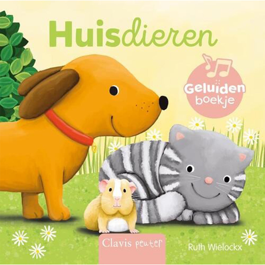 uitgeverij clavis geluidenboek huisdieren | 1