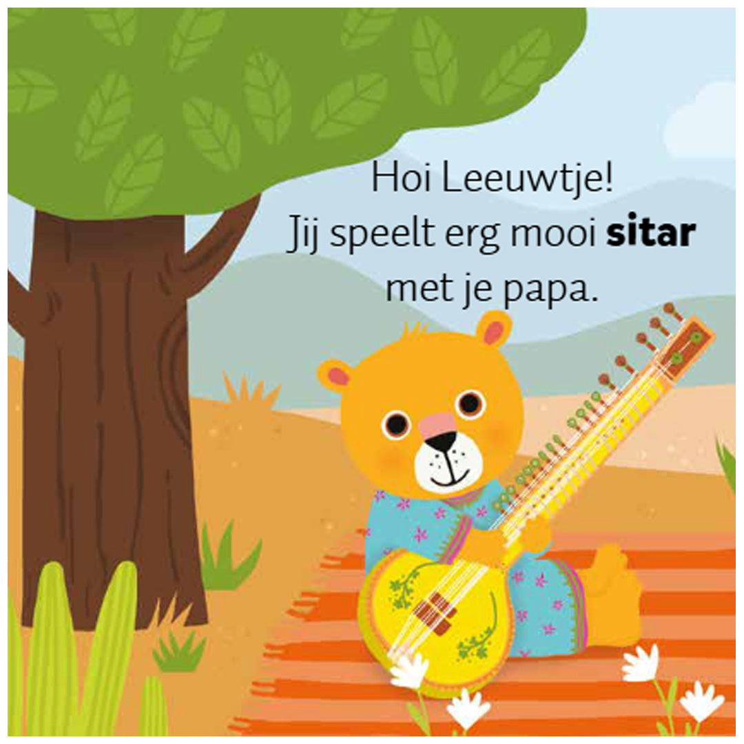 uitgeverij clavis geluidenboek nog meer muziekinstrumenten van overal | 2