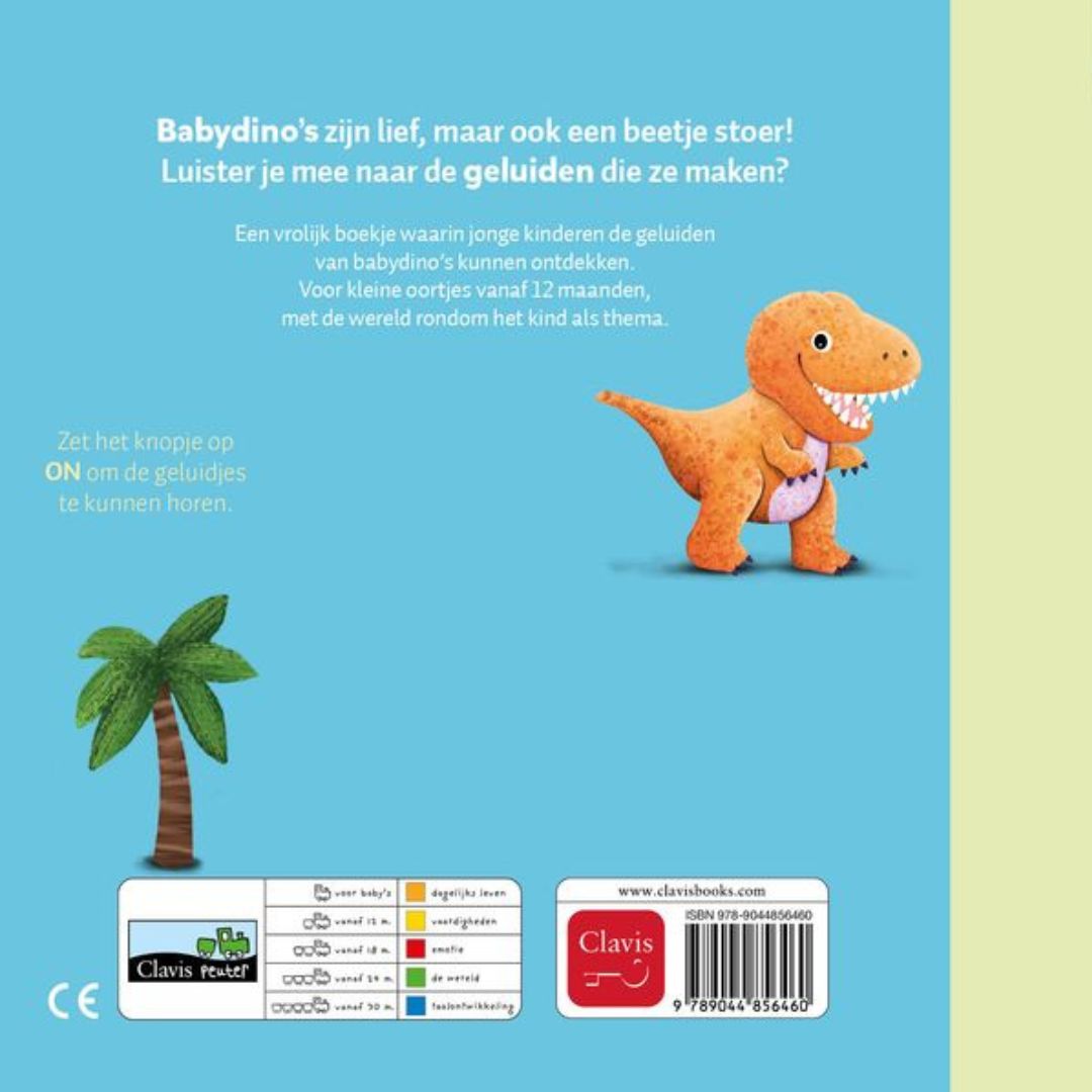 uitgeverij clavis geluidenboekje babydino's | 1445646 | 5