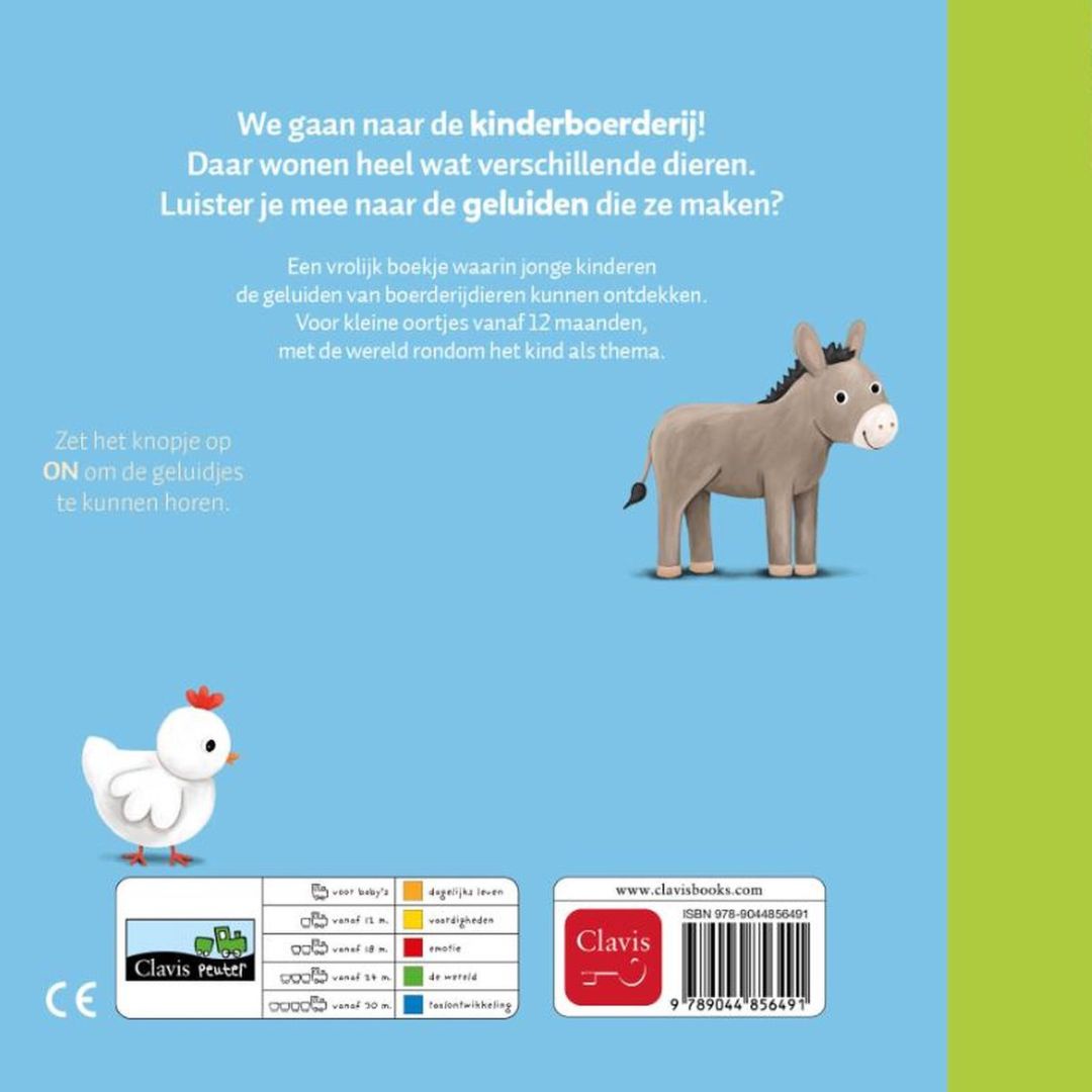 uitgeverij clavis geluidenboekje kinderboerderij | 1445649 | 5