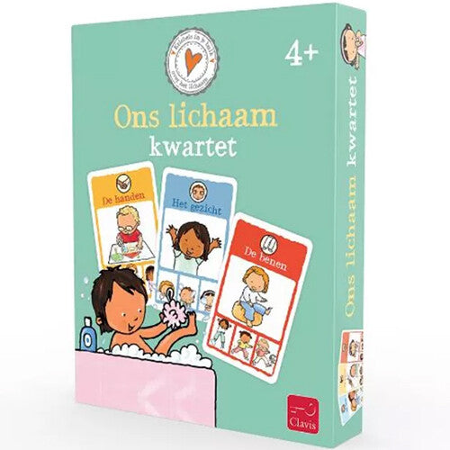uitgeverij clavis kwartetspel ons lichaam | 1444878 | 1
