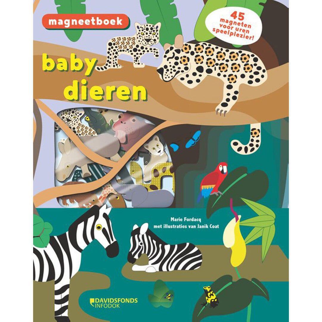 uitgeverij davidsfonds magneetboek babydieren | 1186294 | 0