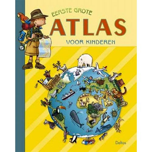 uitgeverij deltas eerste grote atlas voor kinderen | 0401022 | 0